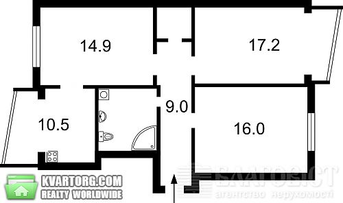 Sell 3-room apartment. Киев,  Жмаченко — photo 2