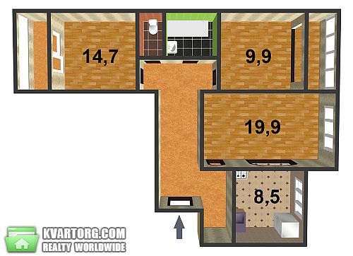 Sell 3-room apartment. Киев,  Правды пр — photo 2