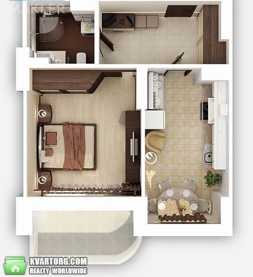 Sell 1-room apartment. Киев,  Драгомирова — photo 7