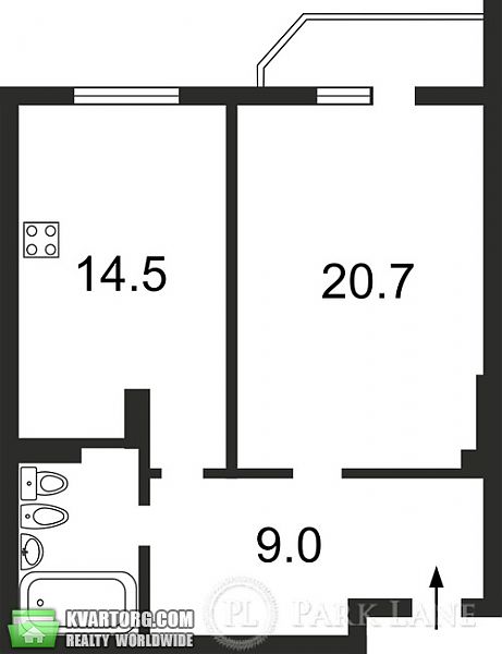 Sell 1-room apartment. Киев, Дегтяревская — photo 2