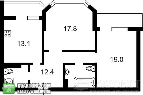 Sell 2-room apartment. Киев, Белицкая — photo 7