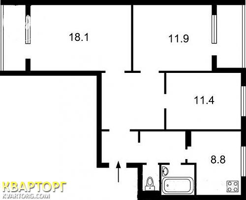 Sell 3-room apartment. Киев, Вербицкого — photo 2