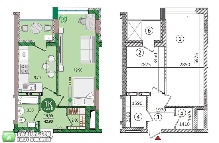 Sell 1-room apartment. Киев,  Бальзака — photo 9