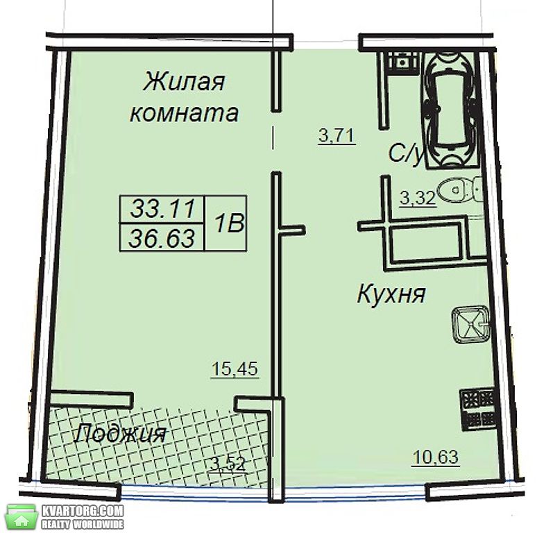 Sell 1-room apartment. Одесса, Генуэзская — photo 6