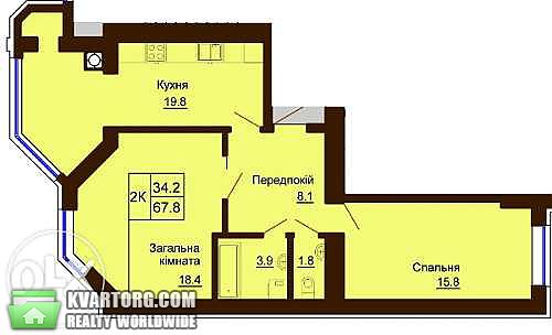 Sell 2-room apartment. Киев,  Большая Окружная — photo 1