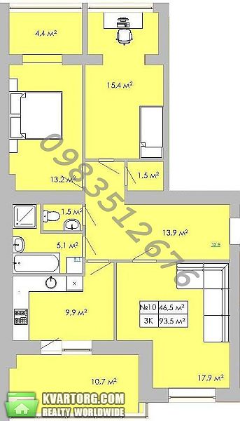 Sell 3-room apartment. Киев, Садовая — photo 10