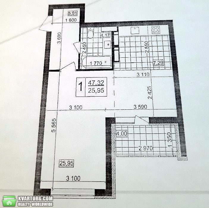 Sell 1-room apartment. Киев,  Тираспольская — photo 6