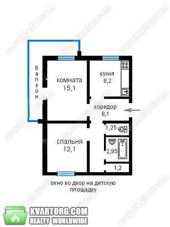 Sell 2-room apartment. Киев,  Выборгская — photo 10