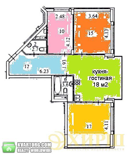 Sell 3-room apartment. Киев,  Ломоносова — photo 1