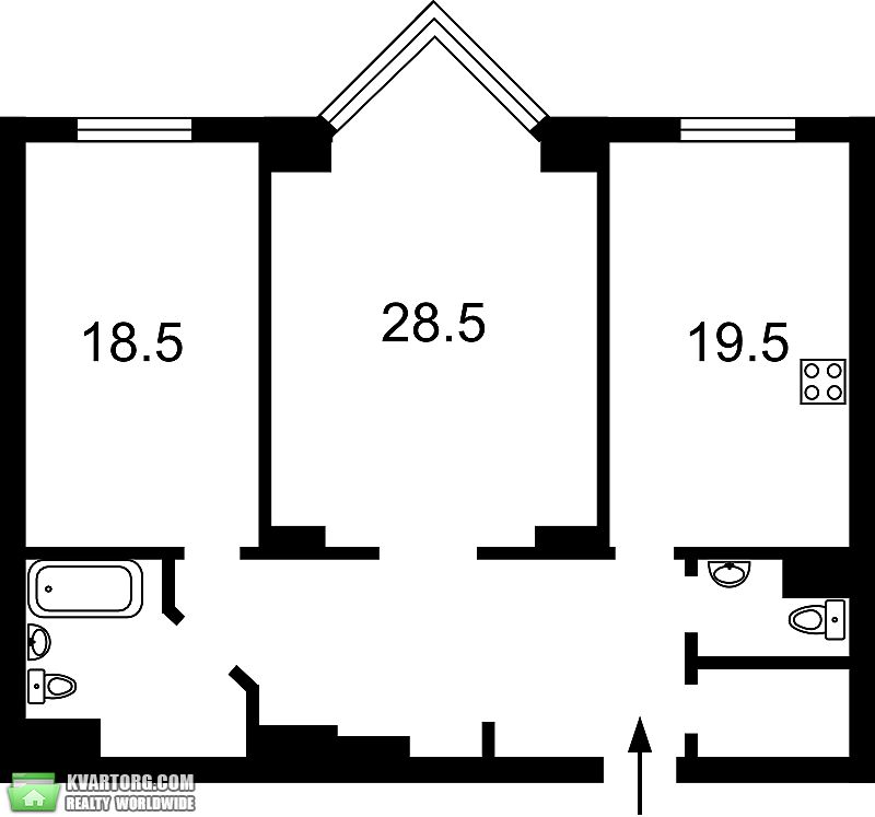 Sell 2-room apartment. Киев,  Драгомирова — photo 4
