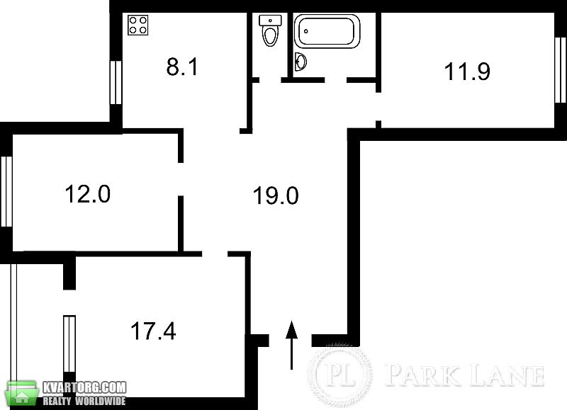 Sell 3-room apartment. Киев,  Градинская — photo 5