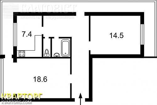 Sell 2-room apartment. Киев, Тимошенко — photo 3