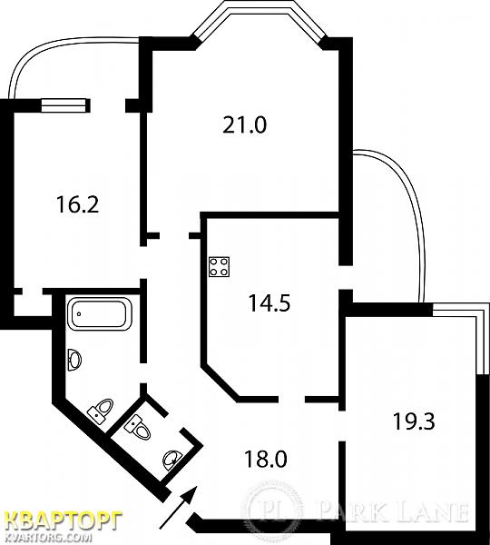 Sell 3-room apartment. Киев,  Осенняя — photo 5