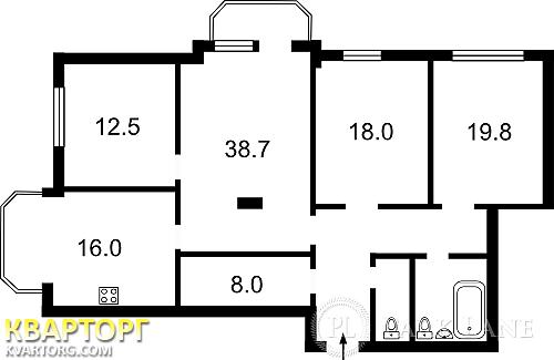 Sell 4-room apartment. Киев,  Княжий Затон — photo 7