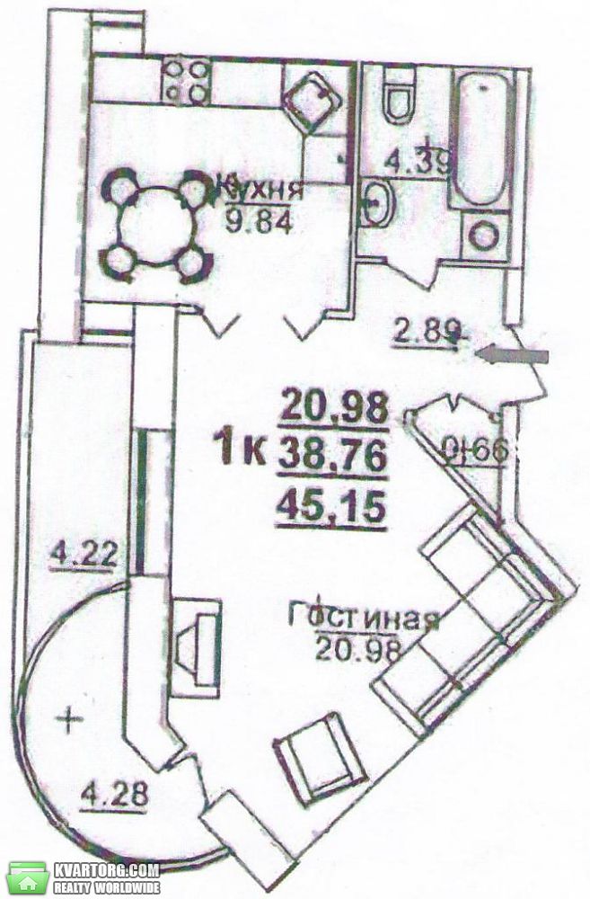 Sell 1-room apartment. Одесса, Щепной переулок — photo 2
