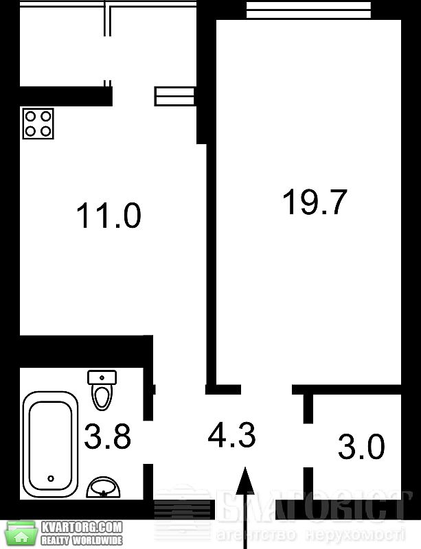 Sell 1-room apartment. Киев,  Подвысоцкого — photo 6