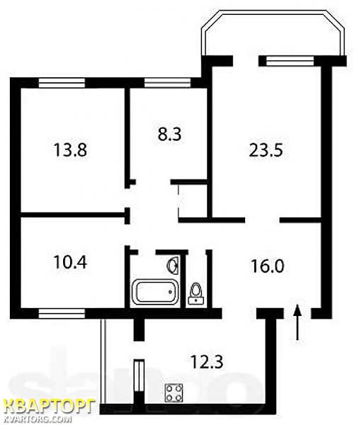 Sell 4-room apartment. Киев,  Дубового — photo 6