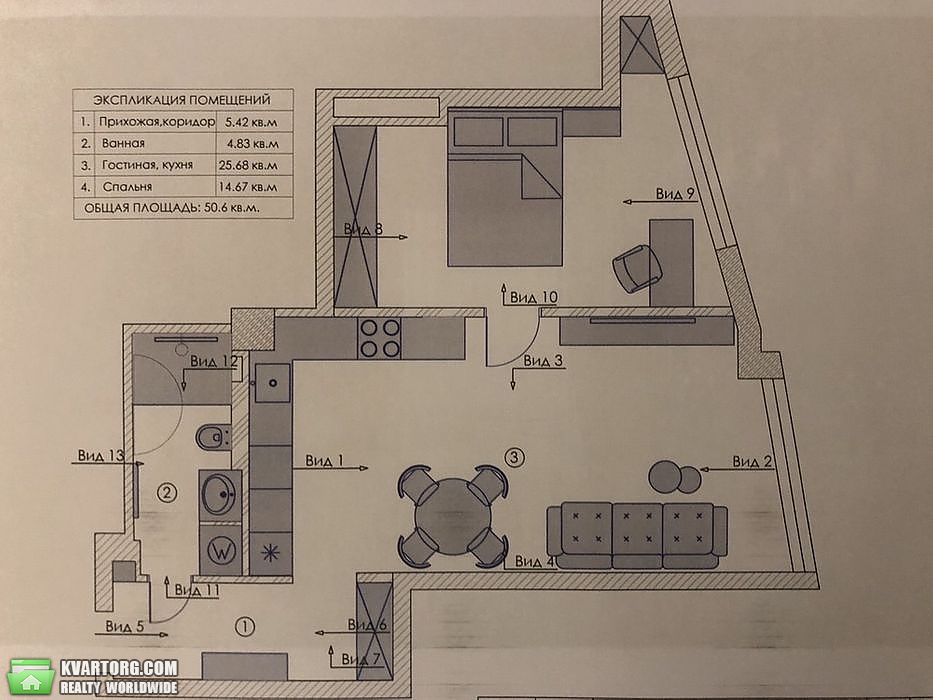 Sell 2-room apartment. Киев,  Белорусская — photo 3