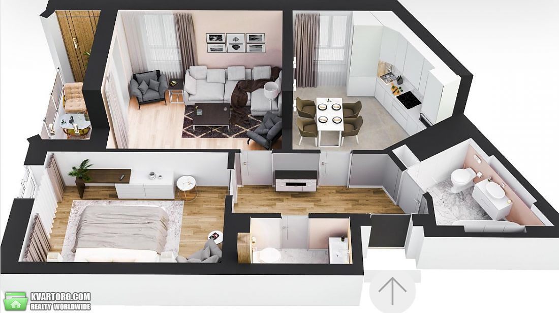 Sell 2-room apartment. Киев, Новополевая — photo 3