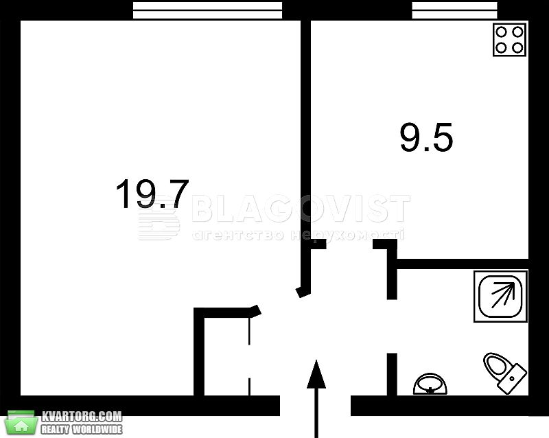 Rent out 1-room apartment. Киев,  Леси Украинки бул — photo 3