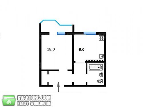 Sell 1-room apartment. Киев, Милославская — photo 9