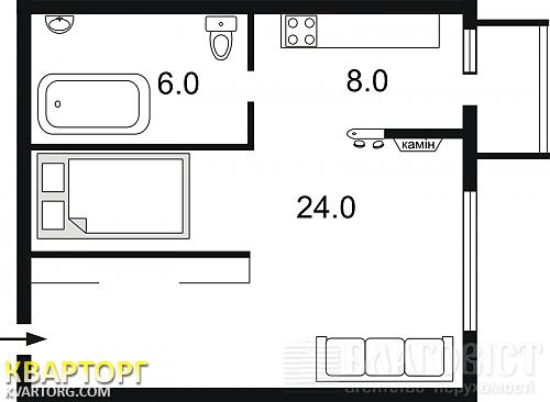 Sell 1-room apartment. Киев, Мечникова — photo 6