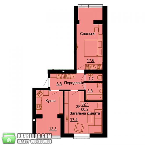 продам 2-комнатную квартиру. Киев,  Кошевого - фото 7