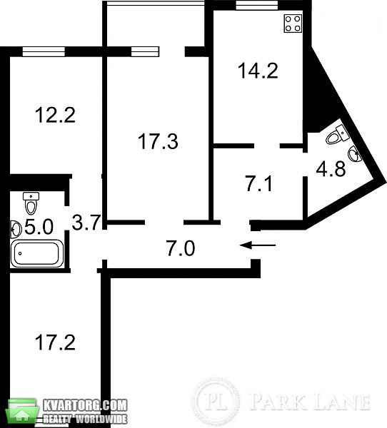 Sell 3-room apartment. Киев, Григоренко пр — photo 10