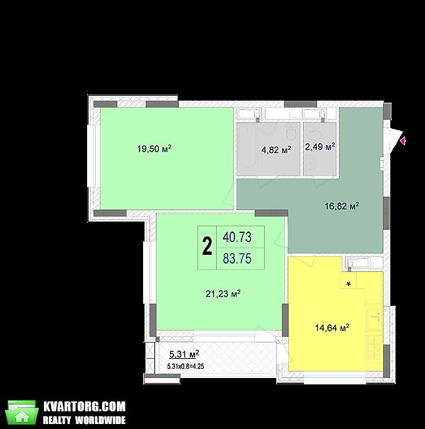 Sell 2-room apartment. Киев,  Драгомирова — photo 1