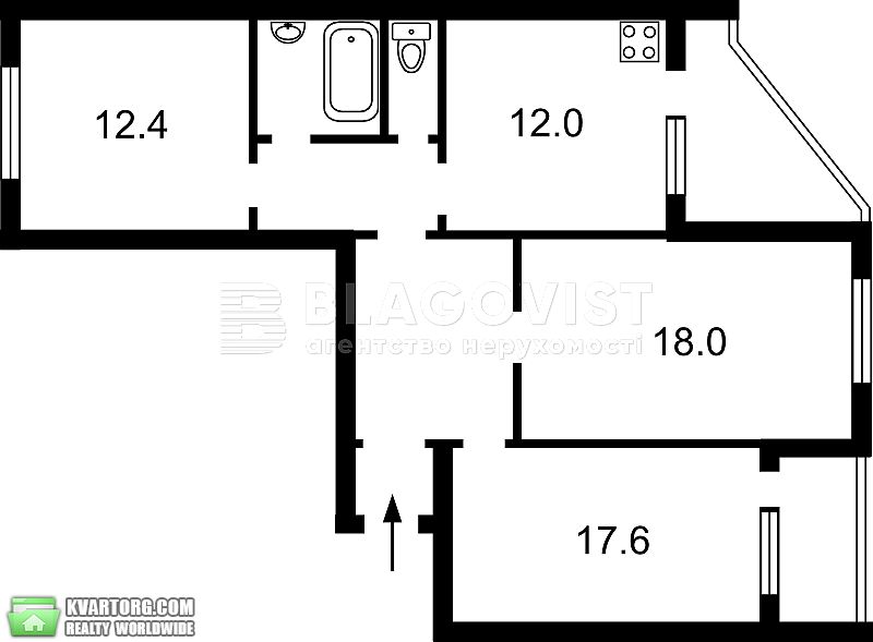 Sell 3-room apartment. Киев,  Пулюя — photo 7
