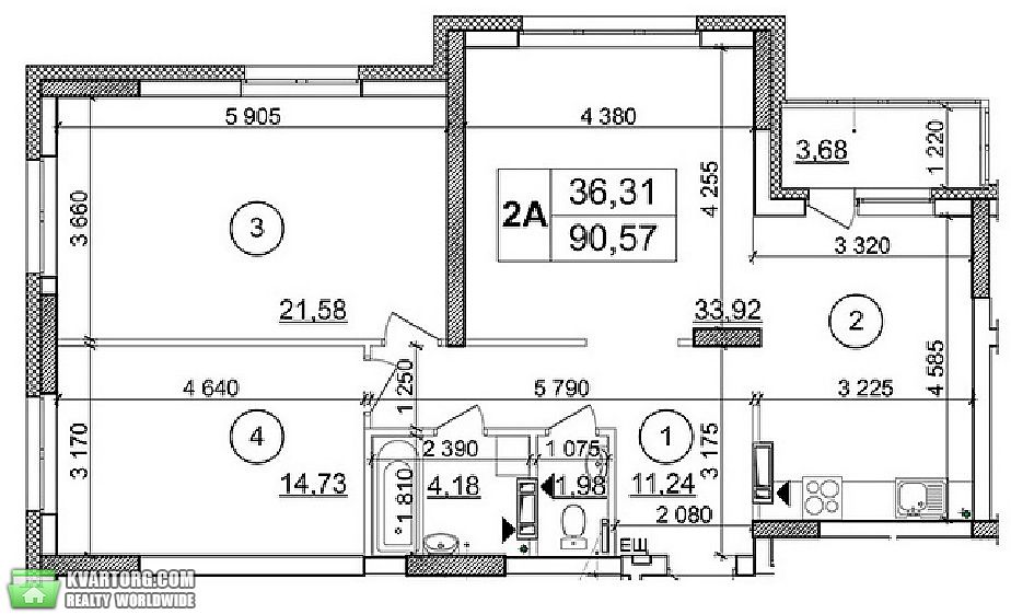 Sell 3-room apartment. Киев,  Гмыри — photo 4