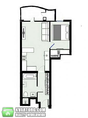 Rent out 2-room apartment. Киев,  Воссоединения пр — photo 6