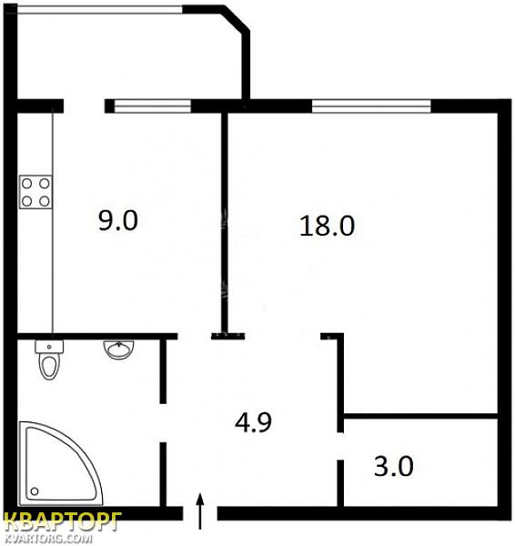 Rent out 1-room apartment. Киев, Рыбальская — photo 7