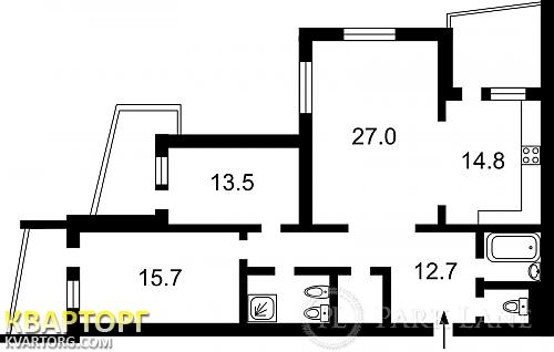 Sell 3-room apartment. Киев,  Алма-Атинская — photo 7