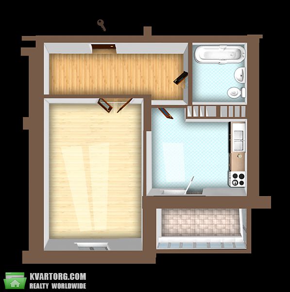 Sell 1-room apartment. Киев, Милославская — photo 5