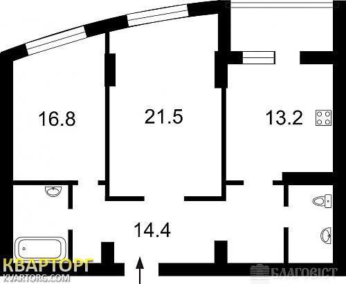 Sell 2-room apartment. Киев,  Победы пр — photo 2