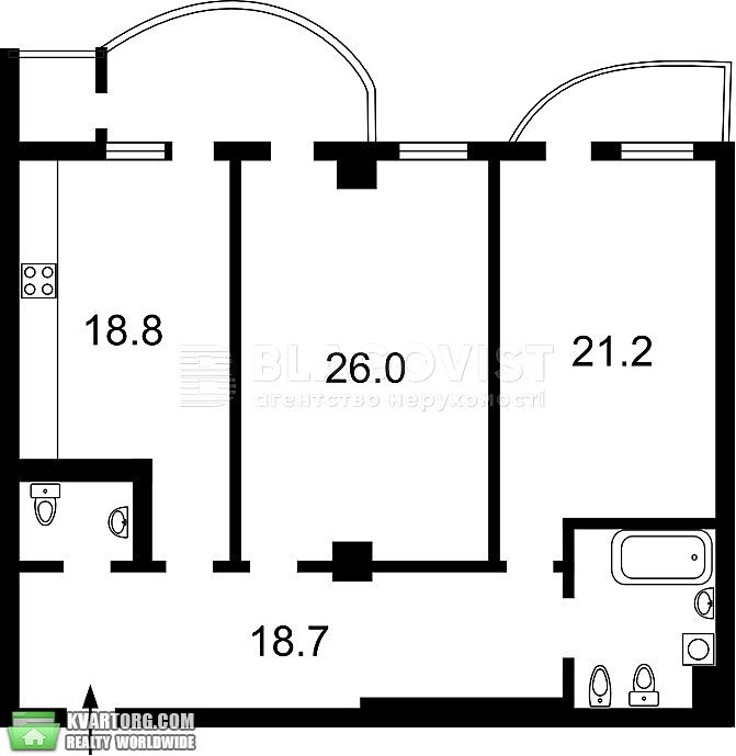 Sell 2-room apartment. Киев,  Леси Украинки бул — photo 4