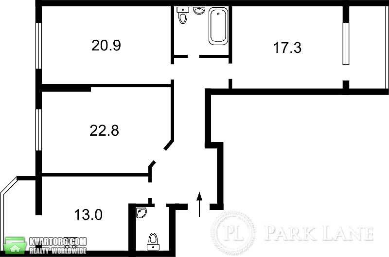 Sell 3-room apartment. Киев,  Гмыри — photo 2