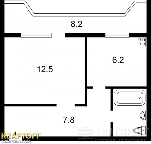 Sell 1-room apartment. Киев, бул. Леонида Быкова — photo 7