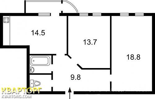 Sell 2-room apartment. Киев, Бориспольская — photo 6