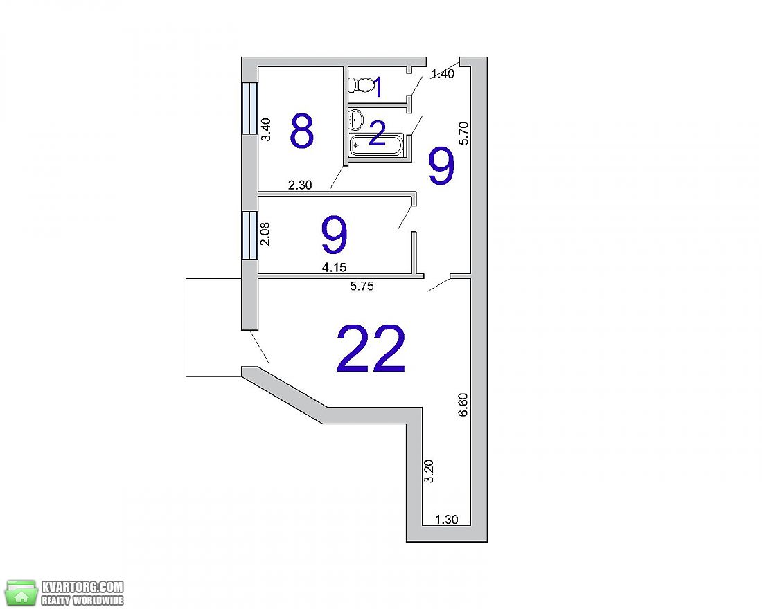 Sell 2-room apartment. Киев, Саксаганского — photo 10