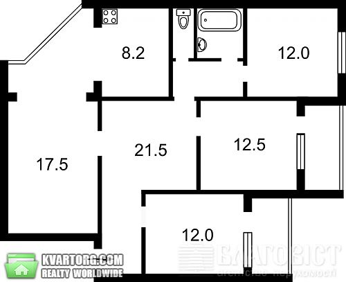 Sell 4-room apartment. Киев, Срибнокильская — photo 3