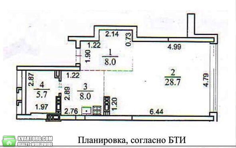 Sell 1-room apartment. Киев, Трускавецкая — photo 7