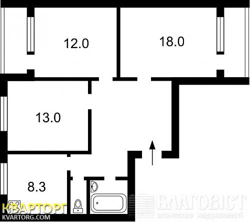 Sell 3-room apartment. Киев, Харьковское шоссе — photo 2