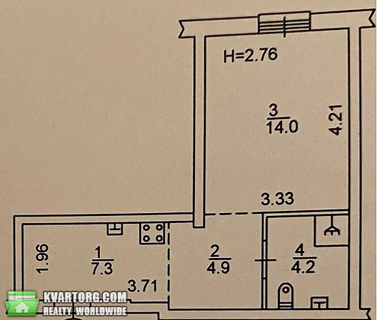Sell 1-room apartment. Киев,  Коперника — photo 8