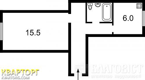 Sell 1-room apartment. Киев,  Дегтяревская — photo 9