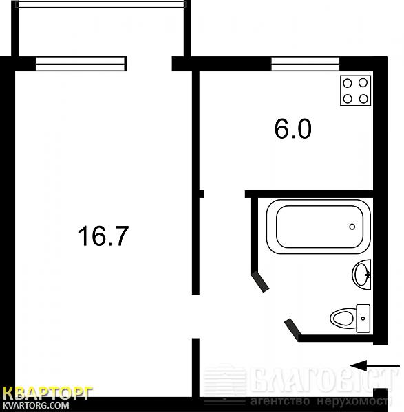Sell 1-room apartment. Киев, Бубнова — photo 5
