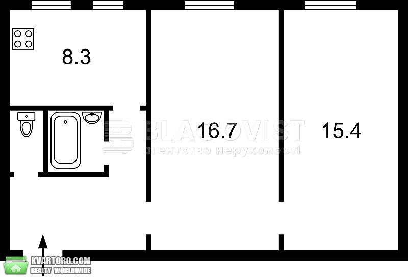 Sell 2-room apartment. Киев,  Тверская — photo 7