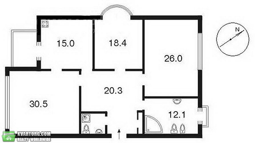 Rent out 3-room apartment. Киев,  Лютеранская — photo 9