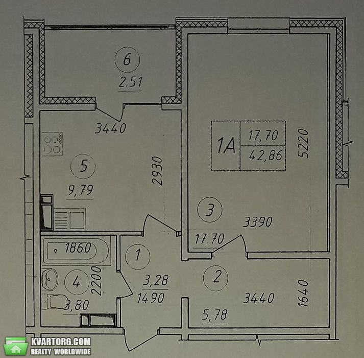 Sell 1-room apartment. Киев, пер. Балтийский — photo 2